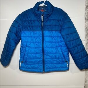 Columbia Kids Two-Tone Blue Puffer Jacket
